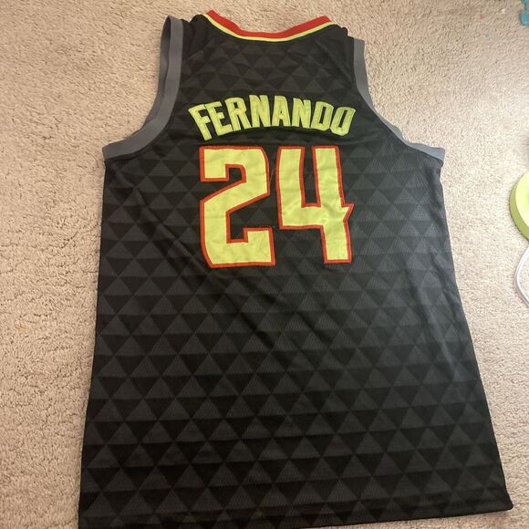 Fernando Atlanta Hawks Nike Icon Edition Swingman Jersey Men's Sz 44 NBA #24 - Picture 7 of 13